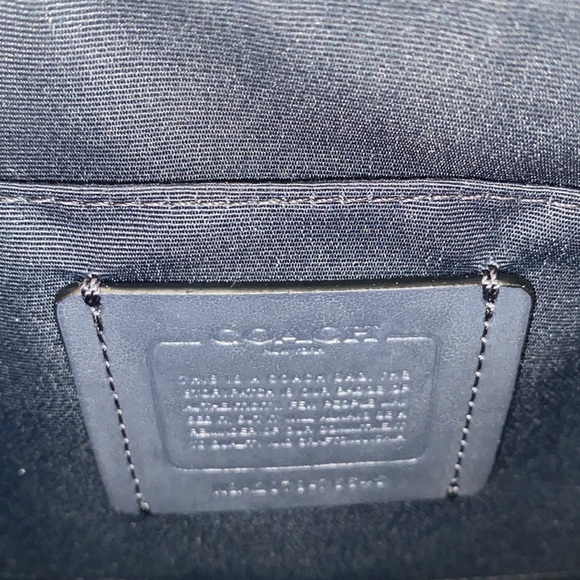 COACH Blue Leather Bag with Silver Details - Picture 9 of 11